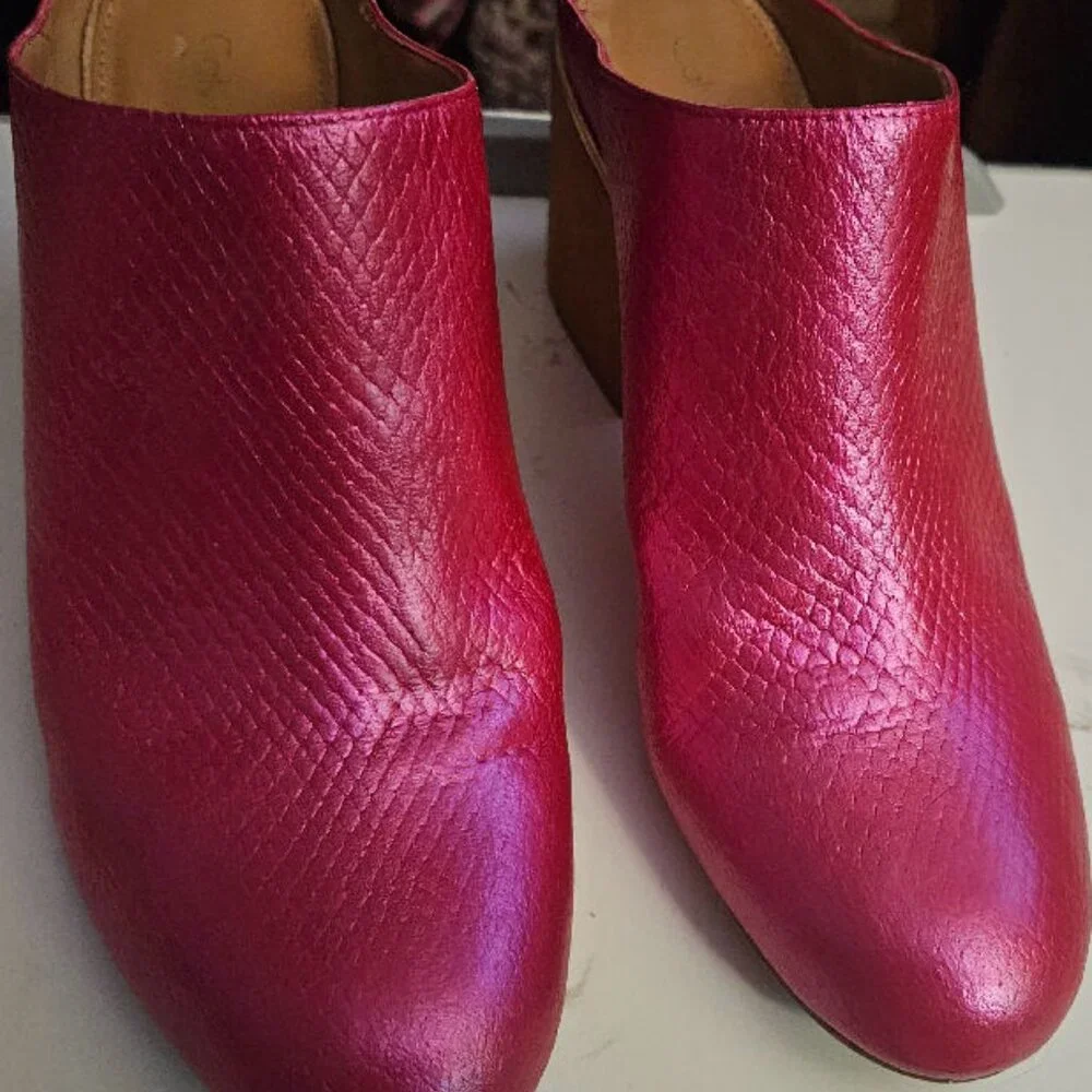 Calvin Klein Leather Mules - Picture 9 of 16